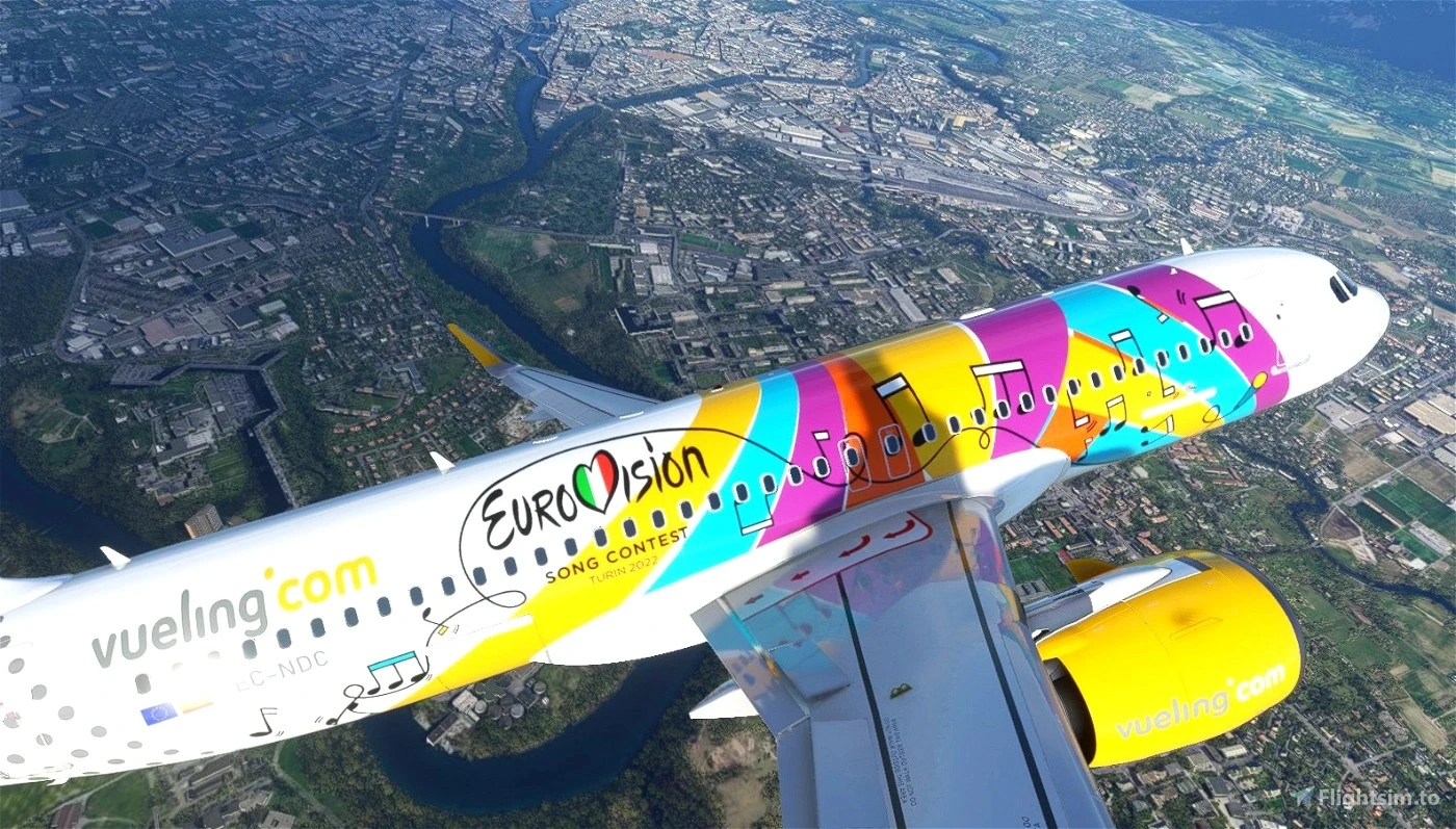 avion eurovision vueling